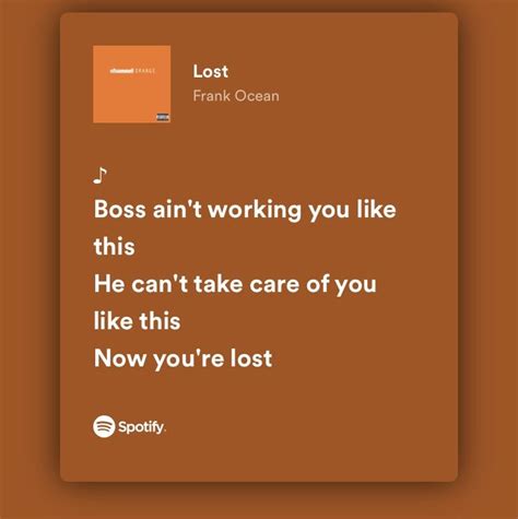 Lost Frank Ocean Lyrics Aesthetic Lost Frank Ocean Lyrics