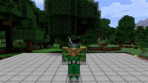 Green Power Ranger Minecraft Skin Spotlight Youtube