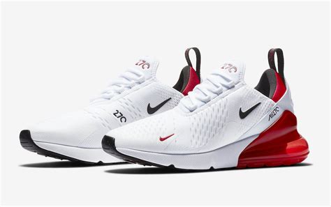 Nike Air Max 270 White University Red Bv2523 100 Release Date