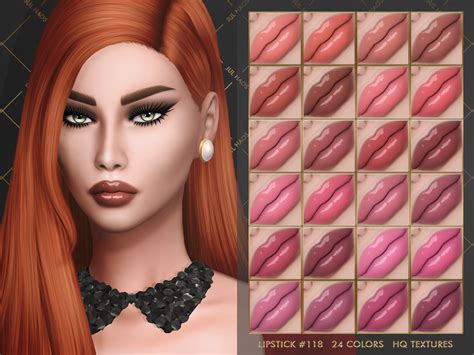 Julhaos Cosmetics Mm Lipstick 118 Annkatrinesims In 2021 Sims