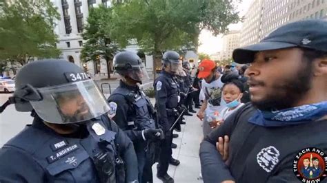 Conversation Between Dc Cop And Protester Youtube