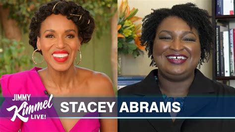 Guest Host Kerry Washington Interviews Stacey Abrams Youtube
