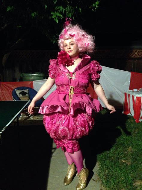 My Effie Trinket Costume Designed And Made By Me Vanessa Rockey