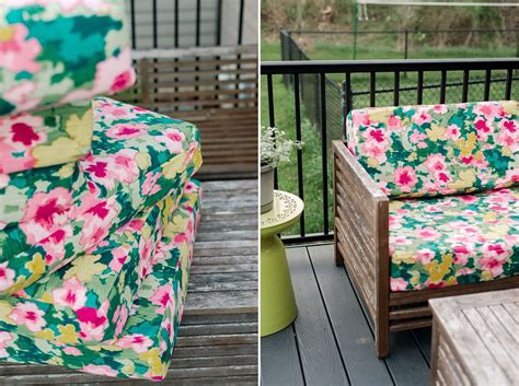 How To Re Cover Outdoor Cushions A Quick Easy Diy Diy Outdoor