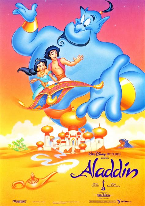 Disney Photo Aladdin Movie Poster Walt Disney Characters Walt
