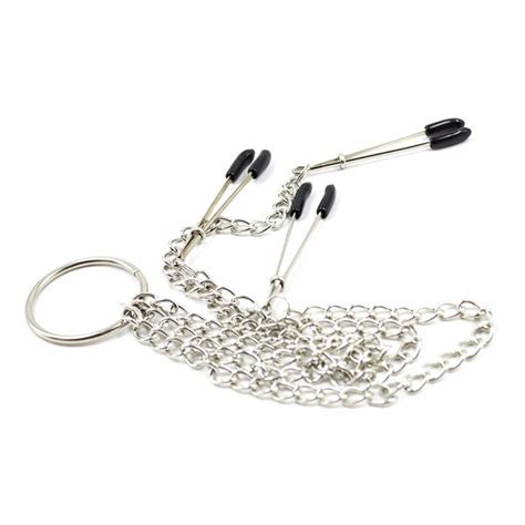 10 Pcslot Metal Breast Clips Nipples Clamps Labia Clips In Adult Games Bdsm Fetish Sex Toys