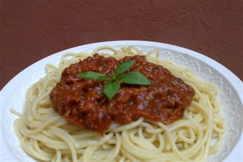 Recette De Spaghettis Sauce Bolognaise Traditionnels La Recette 27405