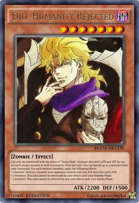 Making A Yu Gi Oh Card With Jojo Characters Every Day Until Im Out Of