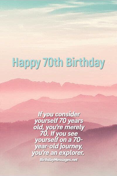 70th Birthday Wishes And Quotes Birthday Messages For 70 Year Olds