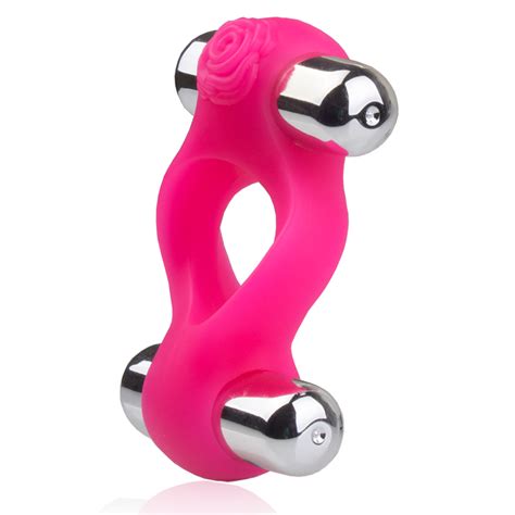 Reusable Two Bullet Vibrator Penis Ring Cock Ring For Man Buy
