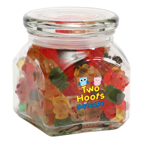 Gummy Bears In Sm Glass Jar Corporate Specialties