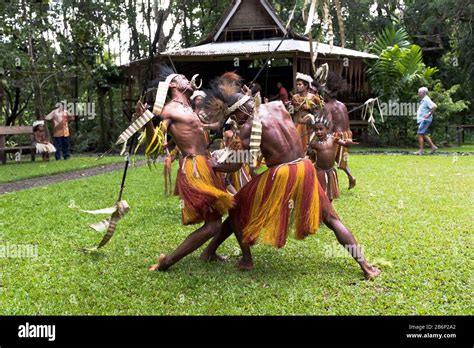 Dh War Dance Culture Dancing Alotau Papua New Guinea Traditional Png