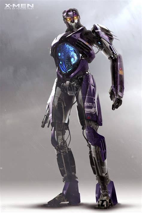 Awesome Past And Future Sentinels X Men Days Of Future Past Concept Art