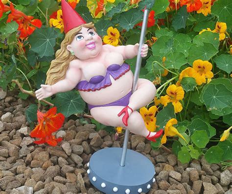 Gnome Mooning Showing Butt Garden Gnome Saucy Naughty Guy Inches New