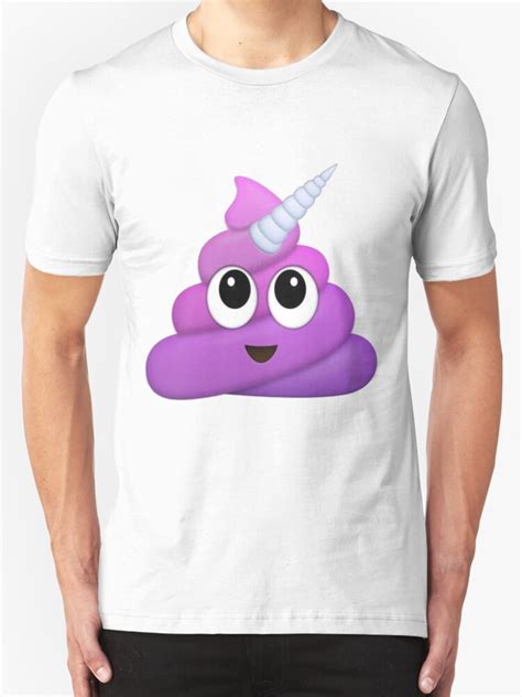 Purple Unicorn Poop Emoji T Shirts And Hoodies By Winkham Redbubble