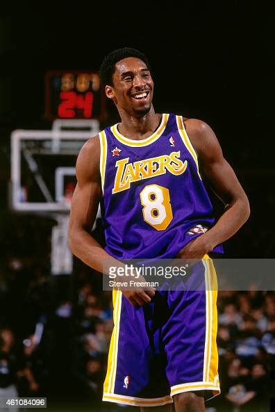 Kobe Bryant Of The Los Angeles Lakers Looks On During The 1998 Nba