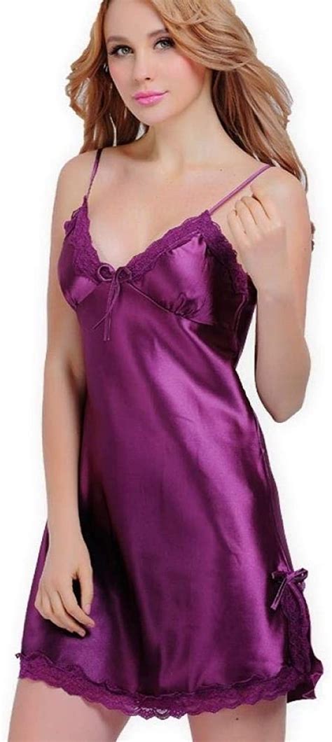 Mebuty Erotiek Dessous Damen Damen Sexy Nachtkleid Ärmellose Nachthemden V Ausschnitt Nachthemd