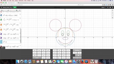 Mickey Mouse Conics Project Youtube