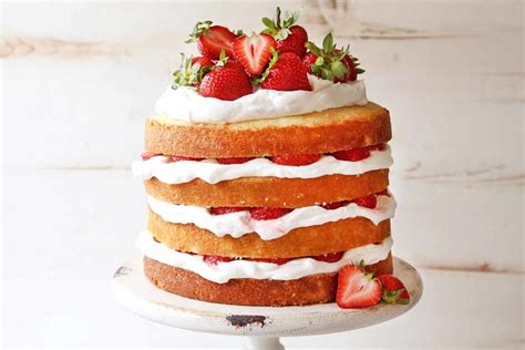 Strawberry Shortcake Layer Cake Recipe Cart