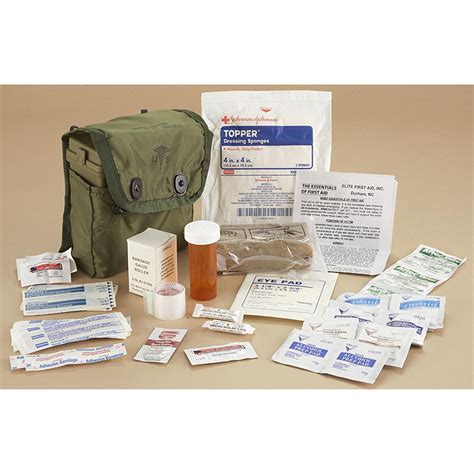 Elite First Aid® 44 Pc Individual Military Surplus First Aid Kit