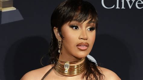 cardi b s new hair looks just like a bouquet of roses hot red color and all — see photos allure