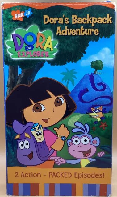 Dora The Explorer Dora S Backpack Adventure Vhs Nick Jr 7040 Hot Sex Picture