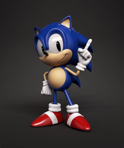 56 Ideas For Sonic The Hedgehog Movie 3d Model Free Mockup