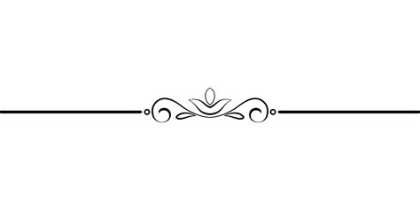 Free White Decorative Line Png Download Free White Decorative Line Png