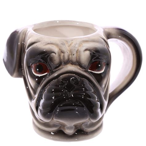 350ml 3d Coffee Mug Pug Head Coffee Cup Cute Puppy Dog Head 1piece