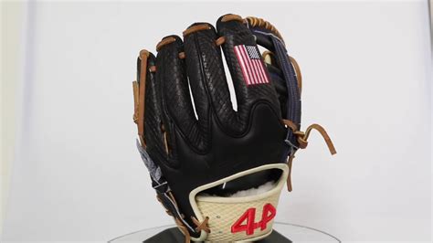 44 Pro Custom Baseball Glove Signature Series Black Snakeskin Blonde