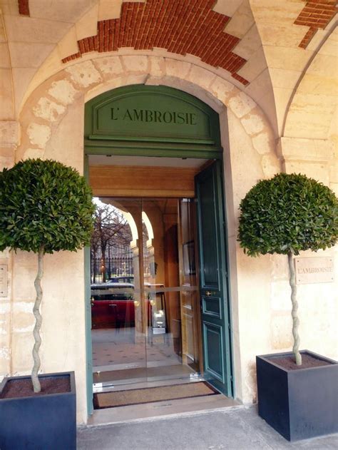 Since 1 march 2007, our traditional restaurant has been inviting you to share an incredible experience with us as you discover a varied. The Marais, L'Ambroisie, 3 Stars Michelin Restaurant, Chef ...