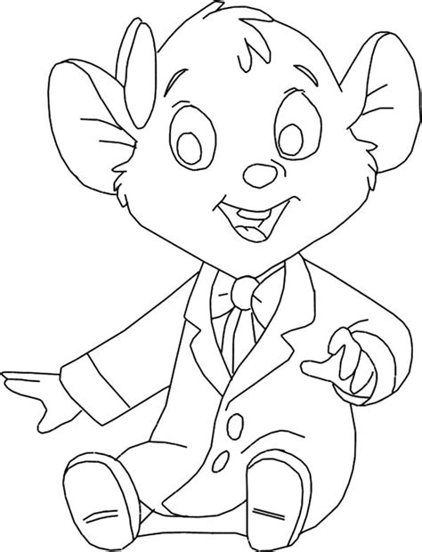Great Mouse Detective Coloring Pages Learny Kids