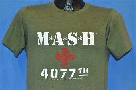 80s Mash 4077th Tv Show Mobile Army Surgical Hospital T Shirt Etsy