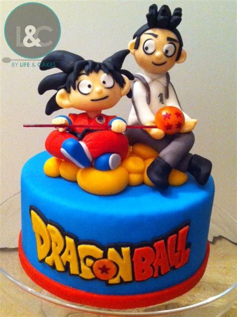 Dragon ball z birthday cake. Dragon Ball Cake Topper | Goku & Nicolas flying on kinton, t… | Flickr