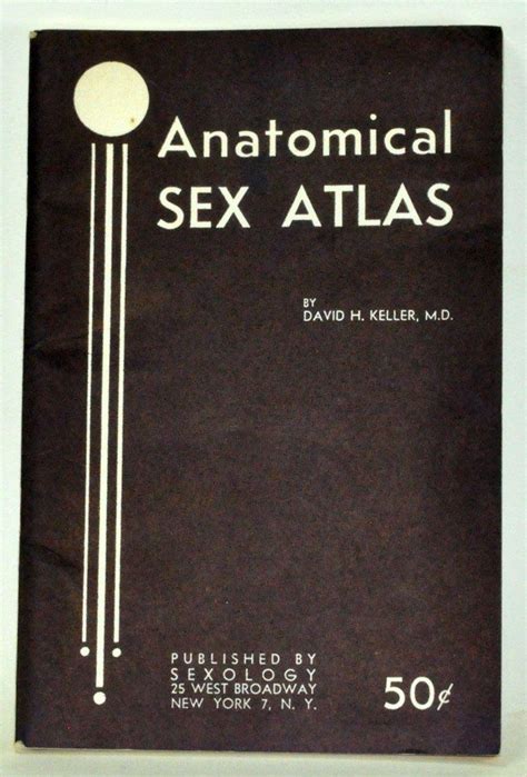 Anatomical Sex Atlas By Keller David H Softcover 1942 Cats