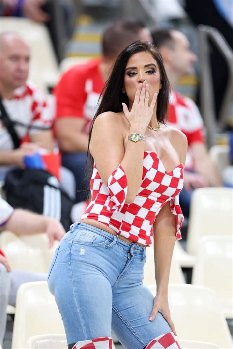 Ivana Knoll At Argentina Vs Croatia Game At Fifa World Cup In Doha