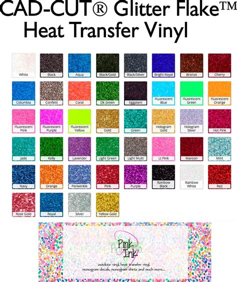 Glitter Heat Transfer Vinylstahls Cad Cut Glitter Etsy