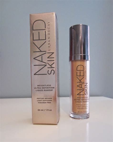 Glam Beauty Journal Urban Decay Naked Skin Foundation Review