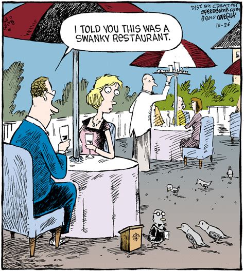 Swanky Restaurant Funny Cartoon Quotes Funny Comic Strips Funny