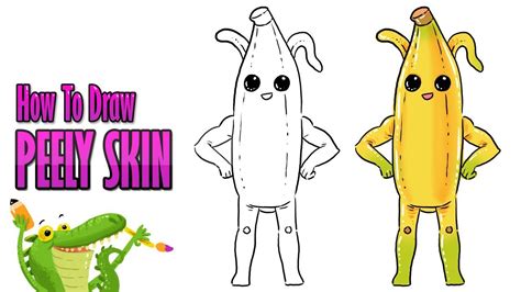 Fortnite Coloring Pages Banana Skin