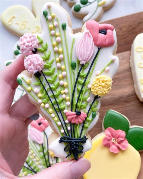 Jenn On Instagram Close Up For This Beauty💐 Flower Cookies