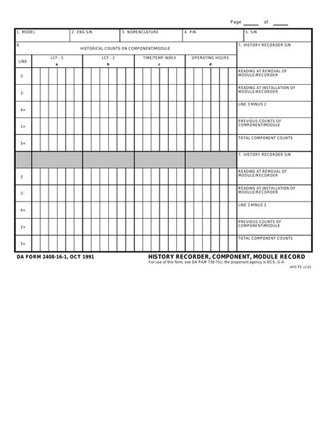 Da Form 2408 16 1 ≡ Fill Out Printable Pdf Forms Online