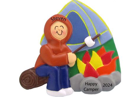 Happy Camper Ornaments Christmas Ts 2023 Personalized Camping