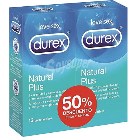 Durex Love Sex Natural Plus Preservativo Seguro Y Cómodo 1212 Unidades
