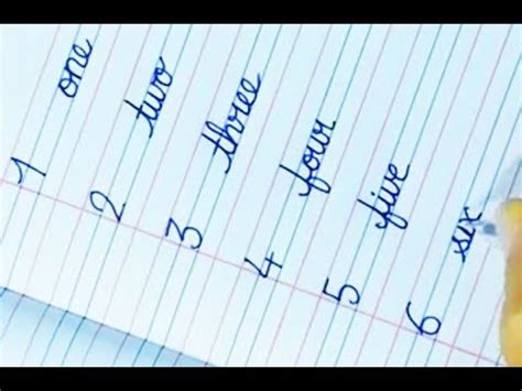 Teaching cursive writing teaching handwriting cursive writing worksheets preschool writing tracing worksheets alphabet worksheets pre these practice cursive handwriting worksheets are in pdf format, easy to print, and fun to use! 1 to 10 in Cursive Writing | Writing Number Names in ...
