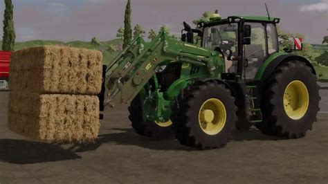 Fourche à balles faite maison v FS Mod Farming Simulator mod