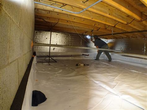 Crawl Space Insulation Wintersville Oh Crawl Space Post Installation