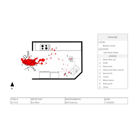 Download crime powerpoint templates (ppt) and google slides themes to create awesome presentations. Crime Scene Diagram - Kitchen