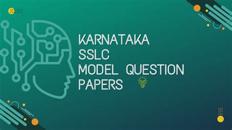 Kseeb Karnataka Sslc Official Model Papers For Board Exam 2023