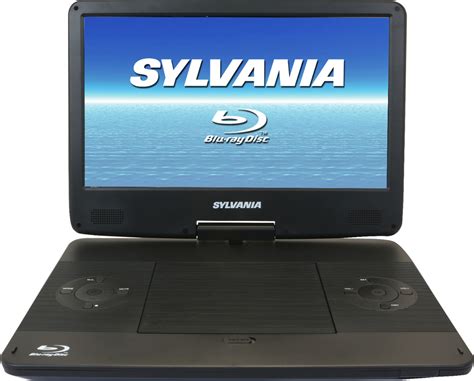 Sylvania 133 Portable Blu Ray Player With Swivel Screen Black